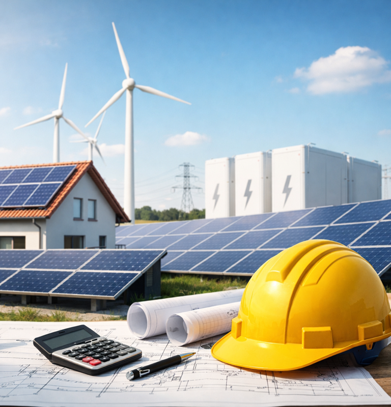 FVE 2026 v ČR: fotovoltaika pro rodinné a bytové domy s bateriovým úložištěm